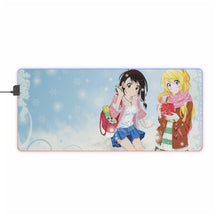 Load image into Gallery viewer, Nisekoi Chitoge Kirisaki, Kosaki Onodera RGB LED Mouse Pad (Desk Mat)