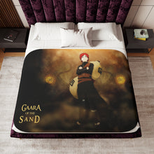 Load image into Gallery viewer, Gaara: Sand Spirit Sherpa Blanket