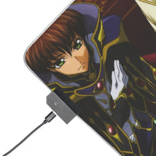 Load image into Gallery viewer, Code Geass Lelouch Lamperouge, Suzaku Kururugi RGB LED Mouse Pad (Desk Mat)