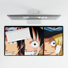 Load image into Gallery viewer, Luffy, Sabo, Ace Mouse Pad (Desk Mat)