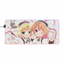 Load image into Gallery viewer, Is The Order A Rabbit? RGB LED Mouse Pad (Desk Mat)
