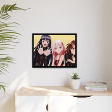 Load image into Gallery viewer, Guilty Crown Inori Yuzuriha, Ayase Shinomiya, Tsugumi Canvas Framed Art Print