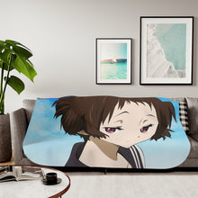 Load image into Gallery viewer, Mayaka Ibara Face Sherpa Blanket