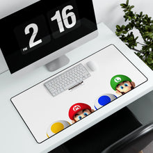 Load image into Gallery viewer, Mario,Toad and Luigi Mouse Pad (Desk Mat)