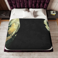 Load image into Gallery viewer, Okabe and Kurisu Sherpa Blanket