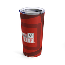 Load image into Gallery viewer, Glass Heart Princess Tumbler 20oz