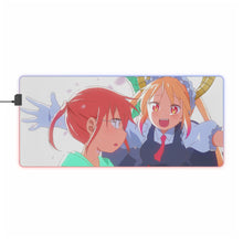 Load image into Gallery viewer, Tohru x Kobayashi/Kobayashi-san Chi no Maid Dragon RGB LED Mouse Pad (Desk Mat)