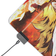 Load image into Gallery viewer, Kyojuro Rengoku RGB LED Mouse Pad (Desk Mat)
