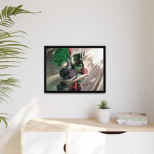 Load image into Gallery viewer, My Hero Academia Izuku Midoriya Canvas Framed Art Print