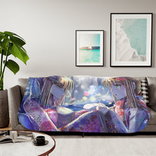 Load image into Gallery viewer, Saber Lily Sherpa Blanket