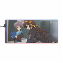 Load image into Gallery viewer, The Melancholy Of Haruhi Suzumiya RGB LED Mouse Pad (Desk Mat)