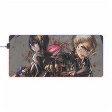 Load image into Gallery viewer, Blue Exorcist RGB LED Mouse Pad (Desk Mat)