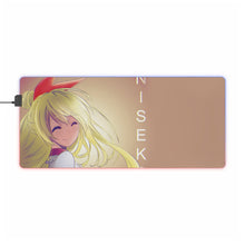 Load image into Gallery viewer, Nisekoi Chitoge Kirisaki RGB LED Mouse Pad (Desk Mat)