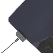 Load image into Gallery viewer, Sasuke Uchiha and Konoha RGB LED Mouse Pad (Desk Mat)