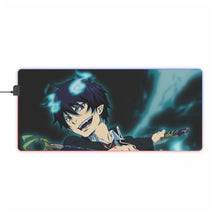 Load image into Gallery viewer, Blue Exorcist Rin Okumura RGB LED Mouse Pad (Desk Mat)