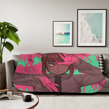 Load image into Gallery viewer, Anime Chainsaw Man Sherpa Blanket