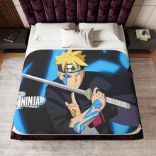 Load image into Gallery viewer, Boruto Sherpa Blanket