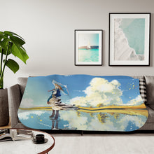 Load image into Gallery viewer, Anime Violet Evergarden Sherpa Blanket