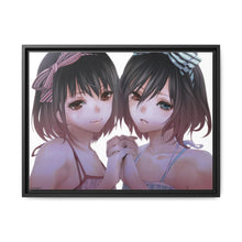 Load image into Gallery viewer, Mei and Fujioka Misaki Canvas Framed Art Print