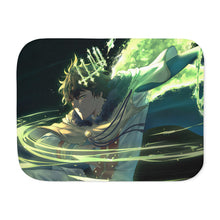 Load image into Gallery viewer, Black Clover Yuno Sherpa Blanket