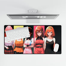 Load image into Gallery viewer, Nino, Ichika, Miku, Itsuki and Yotsuba Mouse Pad (Desk Mat)