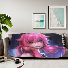 Load image into Gallery viewer, Anime Guilty Crown Sherpa Blanket