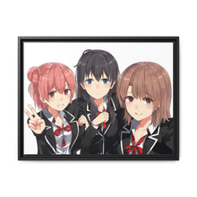 Load image into Gallery viewer, My Teen Romantic Comedy SNAFU Yukino Yukinoshita, Yui Yuigahama Canvas Framed Art Print
