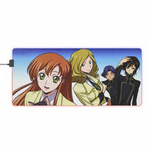 Load image into Gallery viewer, Code Geass Lelouch Lamperouge, Shirley Fenette RGB LED Mouse Pad (Desk Mat)