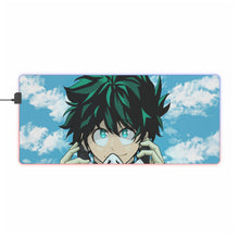Load image into Gallery viewer, My Hero Academia Izuku Midoriya RGB LED Mouse Pad (Desk Mat)