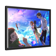 Load image into Gallery viewer, Anohana Meiko Honma, Jinta Yadomi, Naruko Anjou, Tetsudou Hisakawa, Chiriko Tsurumi Canvas Framed Art Print