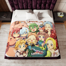 Load image into Gallery viewer, Anime The Seven Deadly Sins Sherpa Blanket