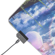 Load image into Gallery viewer, Anime Landscape RGB LED Mouse Pad (Desk Mat)