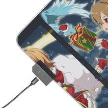 Load image into Gallery viewer, Memory Defrag Christmas Banner 2 RGB LED Mouse Pad (Desk Mat)