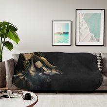 Load image into Gallery viewer, Okabe and Kurisu Sherpa Blanket