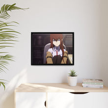 Load image into Gallery viewer, Makise Kurisu Canvas Framed Art Print