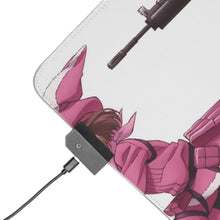 Load image into Gallery viewer, Sword Art Online Kazuto Kirigaya, Asuna Yuuki RGB LED Mouse Pad (Desk Mat)