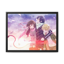 Load image into Gallery viewer, Noragami Yato, Yukine, Hiyori Iki, Noragami Canvas Framed Art Print