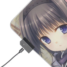 Load image into Gallery viewer, Puella Magi Madoka Magica Homura Akemi, Madoka Kaname, Kyuubey RGB LED Mouse Pad (Desk Mat)