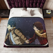 Load image into Gallery viewer, Anime ERASED Sherpa Blanket