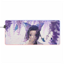 Load image into Gallery viewer, Shinobu Kochou RGB LED Mouse Pad (Desk Mat)