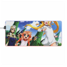 Load image into Gallery viewer, Magical Girl Lyrical Nanoha RGB LED Mouse Pad (Desk Mat)