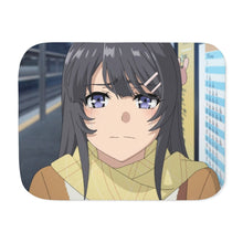 Load image into Gallery viewer, Mai Sakurajima Sherpa Blanket