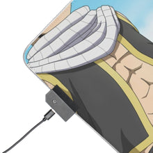 Load image into Gallery viewer, Fairy Tail Natsu Dragneel, Lucy Heartfilia, Happy RGB LED Mouse Pad (Desk Mat)