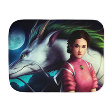Load image into Gallery viewer, Anime Spirited Away Sherpa Blanket