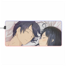 Load image into Gallery viewer, My Teen Romantic Comedy SNAFU Hachiman Hikigaya, Yukino Yukinoshita RGB LED Mouse Pad (Desk Mat)