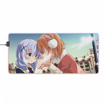 Load image into Gallery viewer, Is The Order A Rabbit? RGB LED Mouse Pad (Desk Mat)