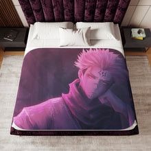 Load image into Gallery viewer, Jujutsu Kaisen Sherpa Blanket