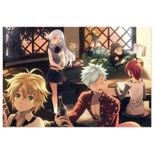 Load image into Gallery viewer, The Seven Deadly Sins Ban, Meliodas, King, Diane, Elizabeth Liones Jigsaw Puzzle