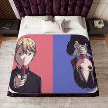Load image into Gallery viewer, Kaguya and Miyuki Sherpa Blanket