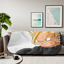 Load image into Gallery viewer, Gohan SSJ Sherpa Blanket
